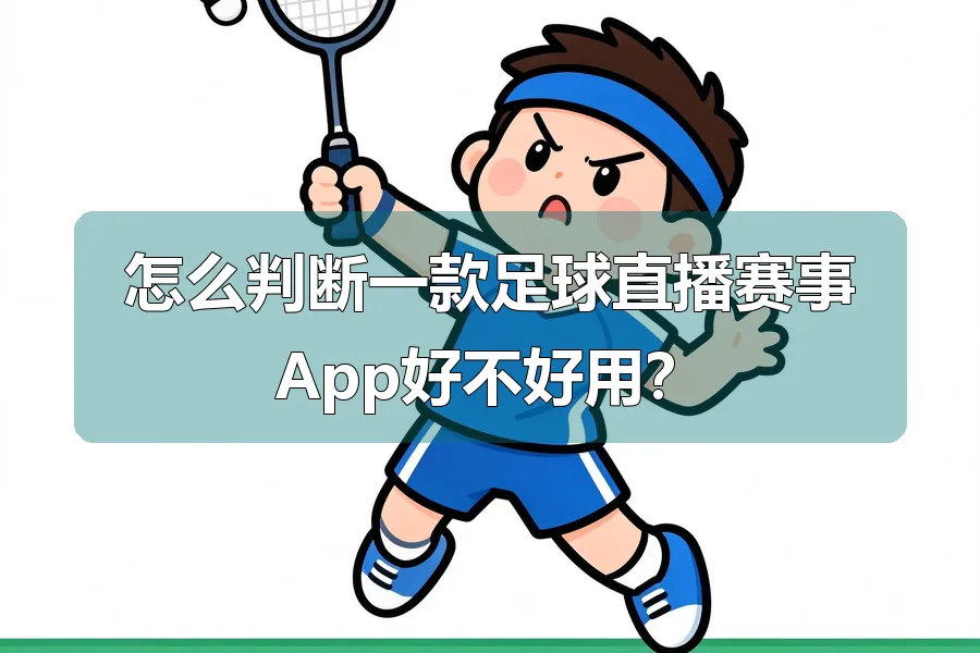 怎么判断一款足球直播赛事App好不好用?